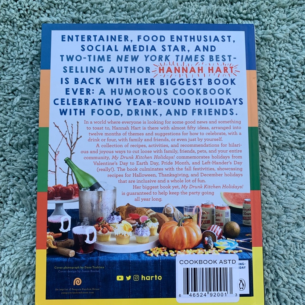 My Drunk Kitchen Holidays Book by Hannah Hart - Picture 3 of 5
